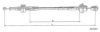 FORD 6168457 Accelerator Cable
